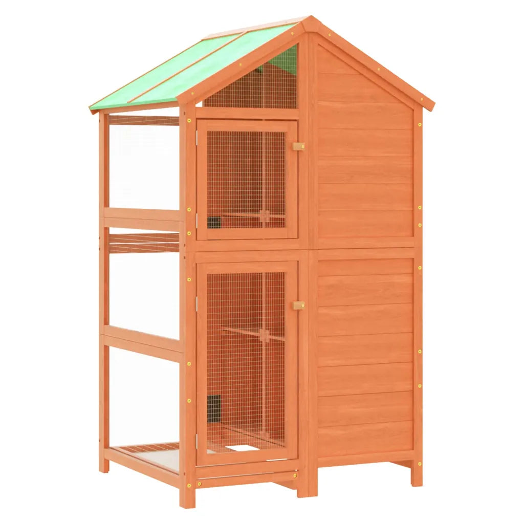 Casetta uccelli 97x81x152 cm legno pino, colori vari