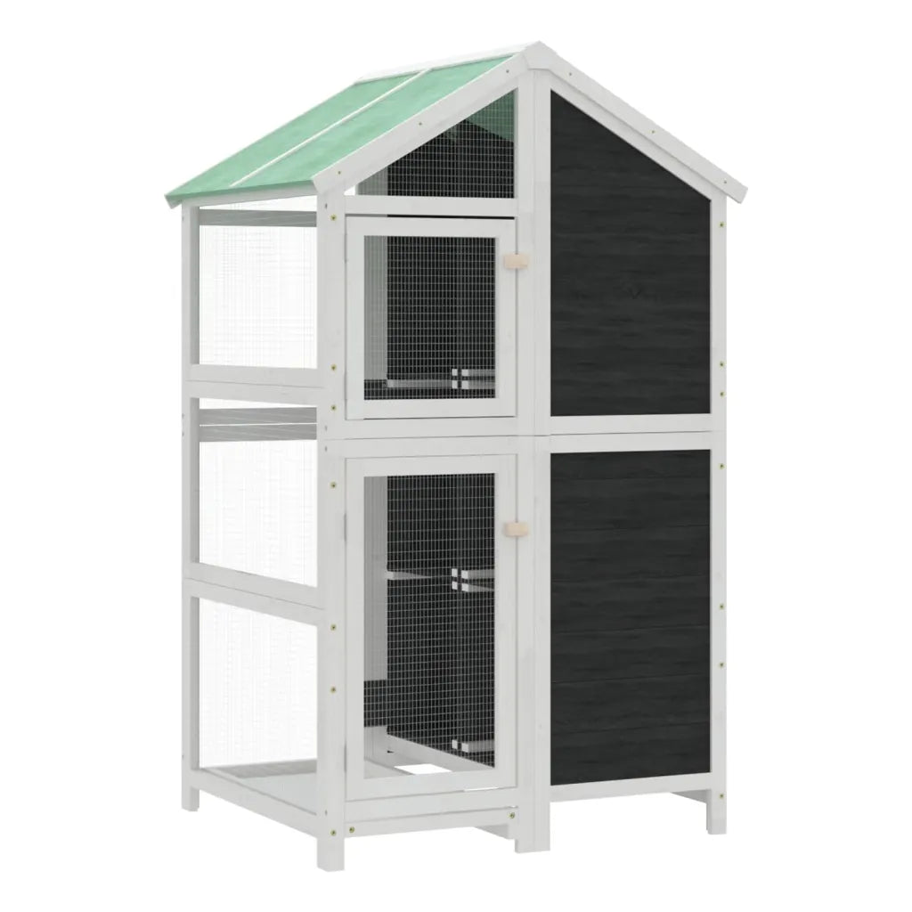 Casetta uccelli 97x81x152 cm legno pino, colori vari