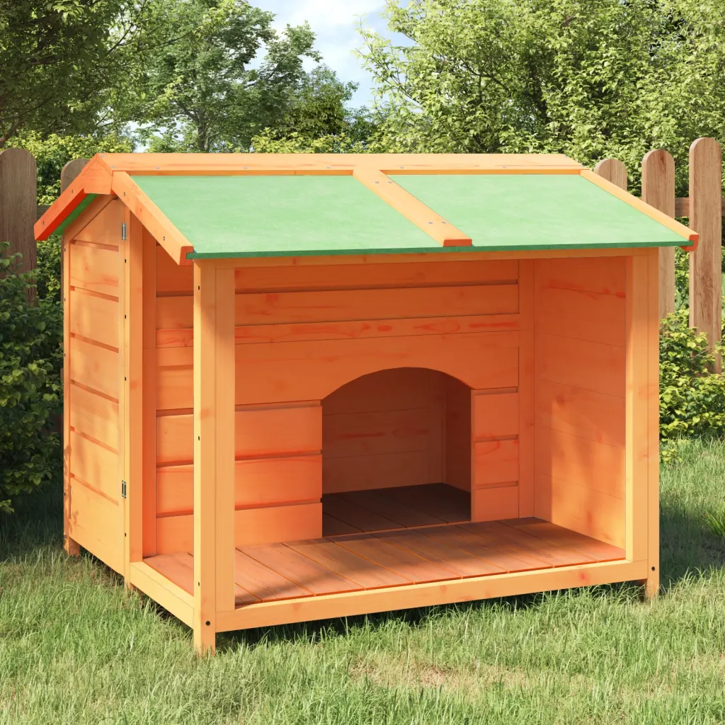 Cuccia per cani 96x87x80,5 cm in legno massello di pino