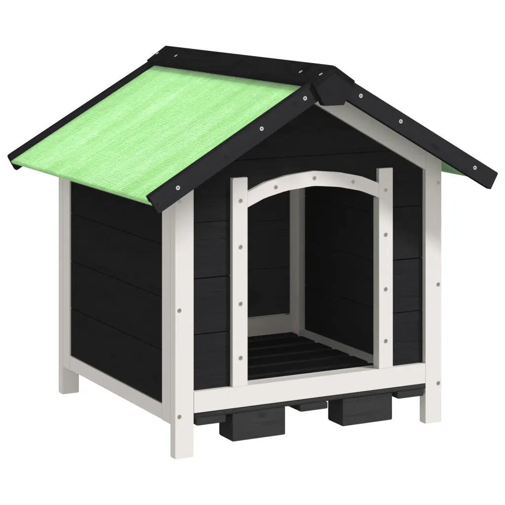 Cuccia per cani 65x65x61,5 cm in legno massello di pino