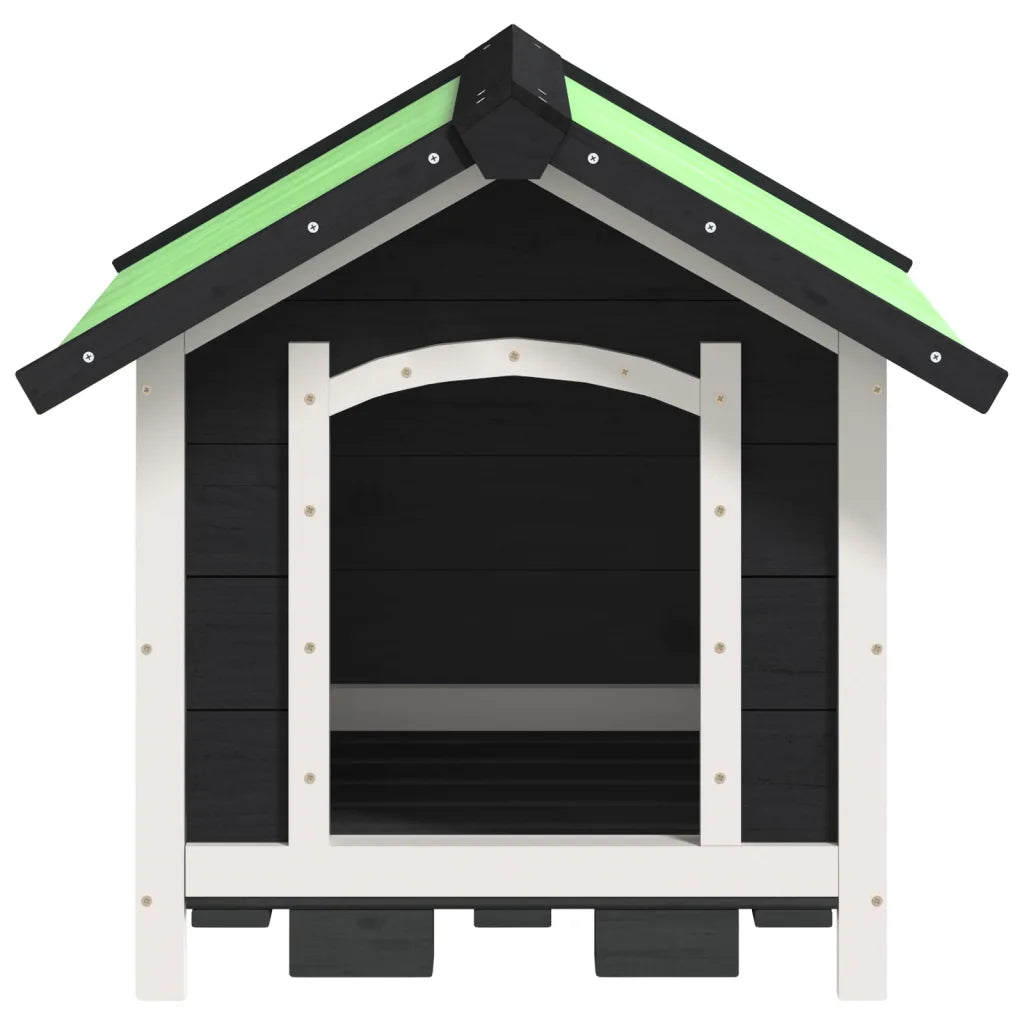 Cuccia per cani 65x65x61,5 cm in legno massello di pino