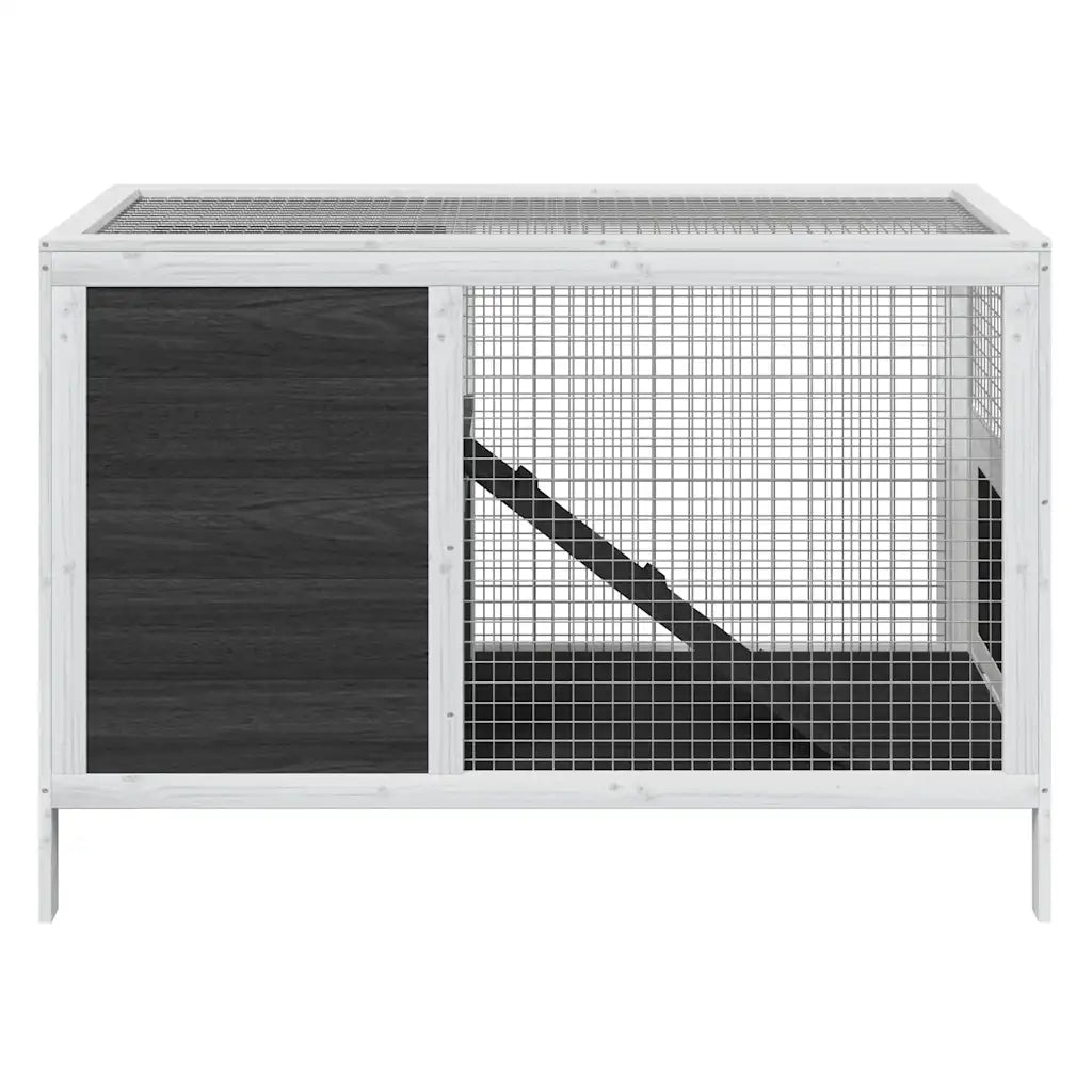 Conigliera 103x44x69,5 cm in legno massello di pino
