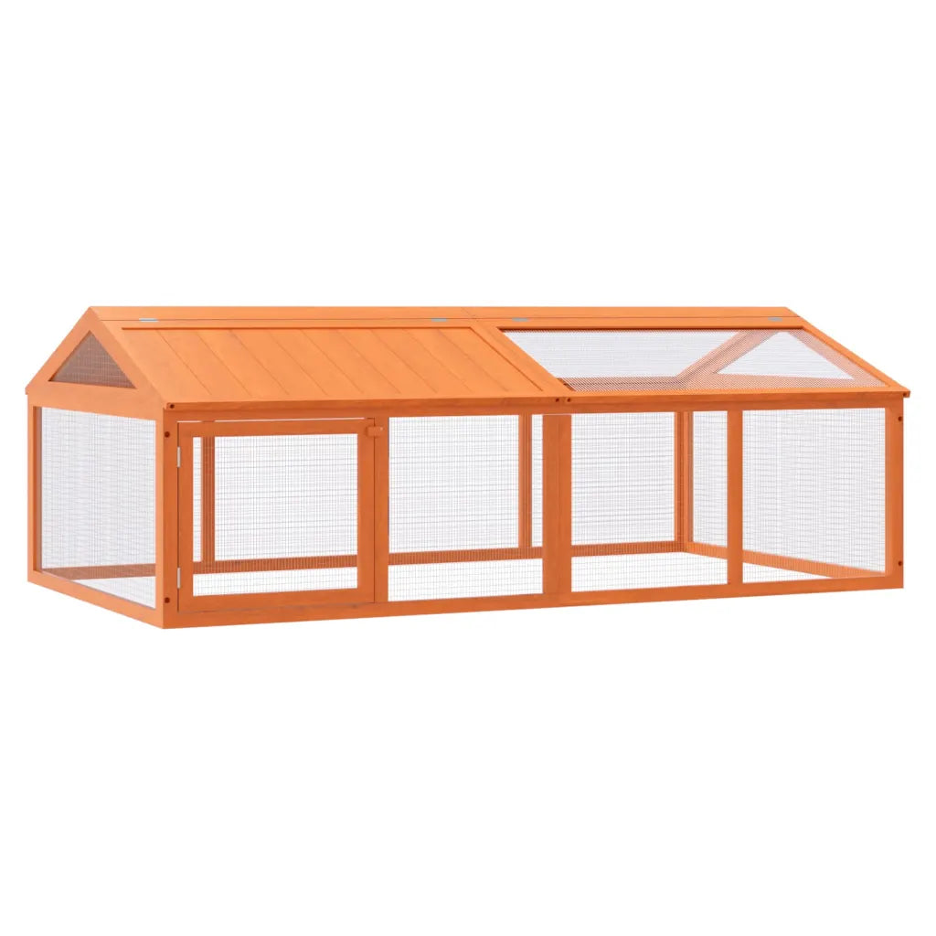 Box per animali 200x112,5x74 cm in legno massello di pino