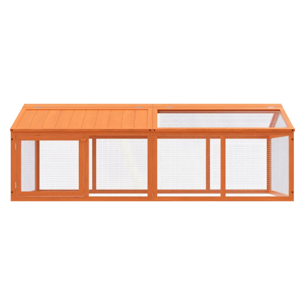 Box per animali 200x112,5x74 cm in legno massello di pino