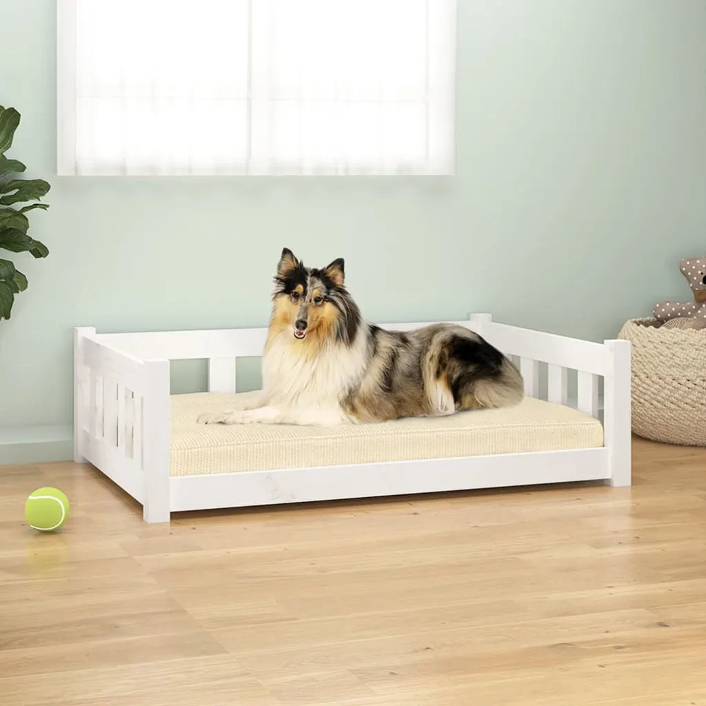 Cuccia per cani 95,5x65,5x28 cm, legno pino, multicolore