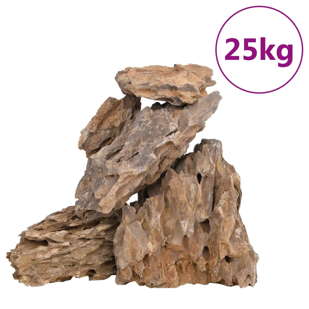 Pietre del drago 25 kg colori misti 10-30 cm