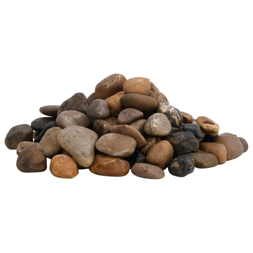 Ciottoli levigati naturali 10 kg misura 2-5 cm
