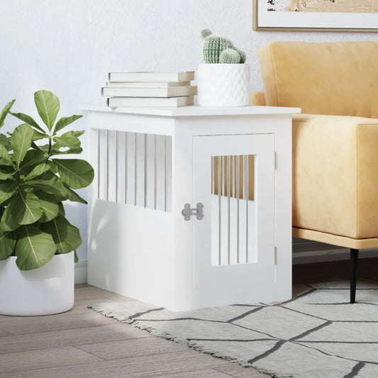 Gabbia per cani da arredamento 45x62x59 cm in legno multistrato