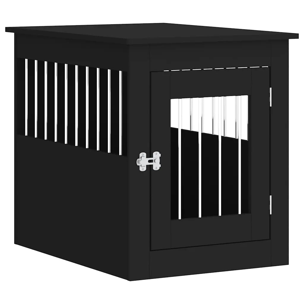 Gabbia per cani da arredamento 55x75x65 cm in legno multistrato