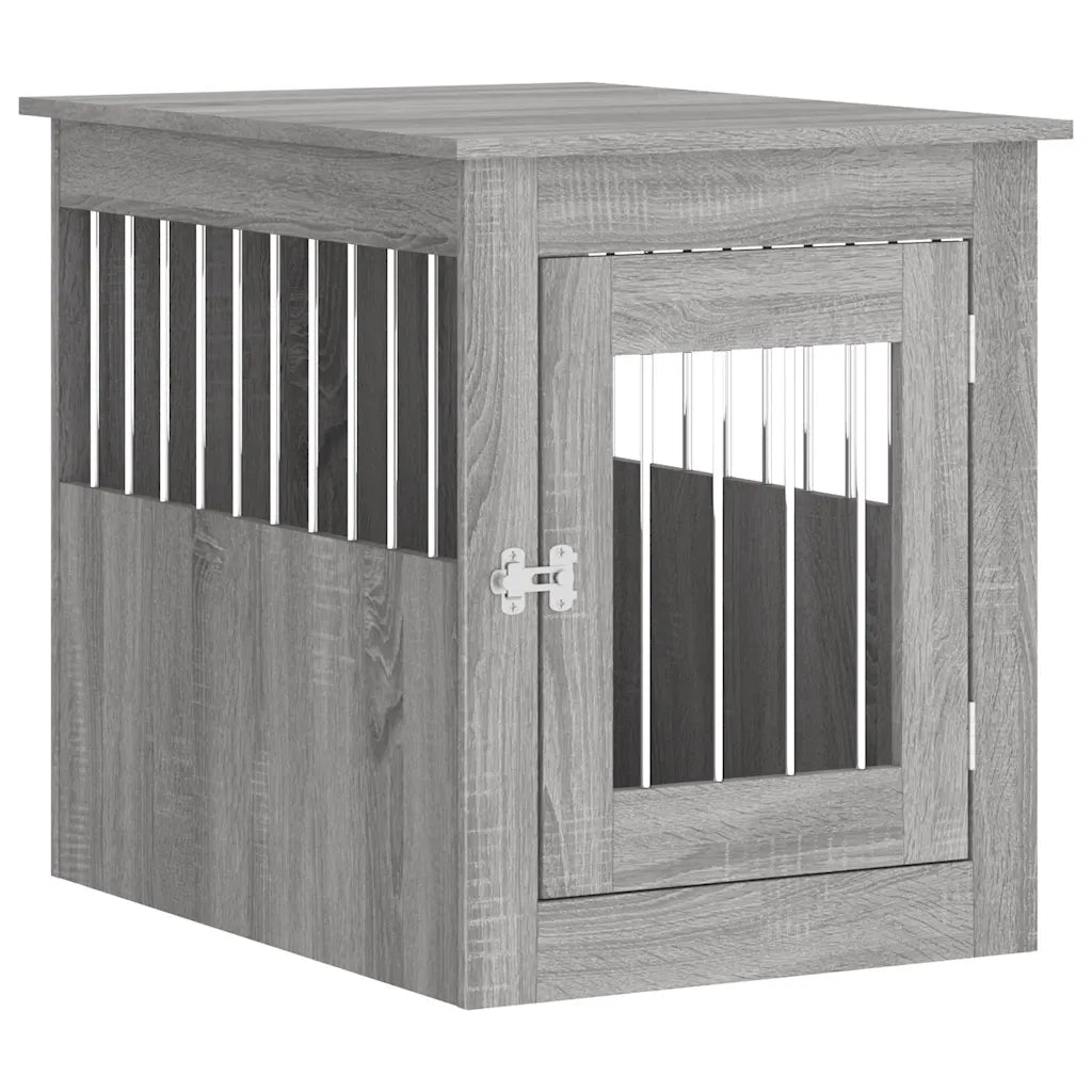 Gabbia per cani da arredamento 55x75x65 cm in legno multistrato