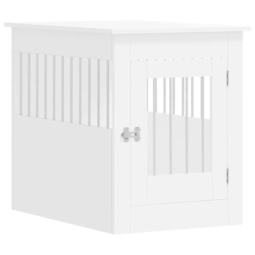 Gabbia per cani da arredamento 55x80x68 cm in legno multistrato