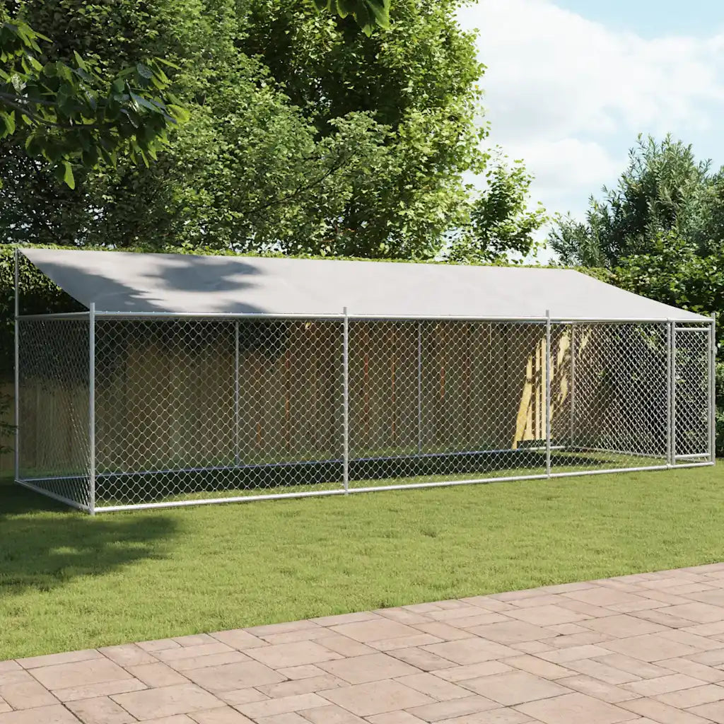Pollaio 6x2x2 m in acciaio zincato