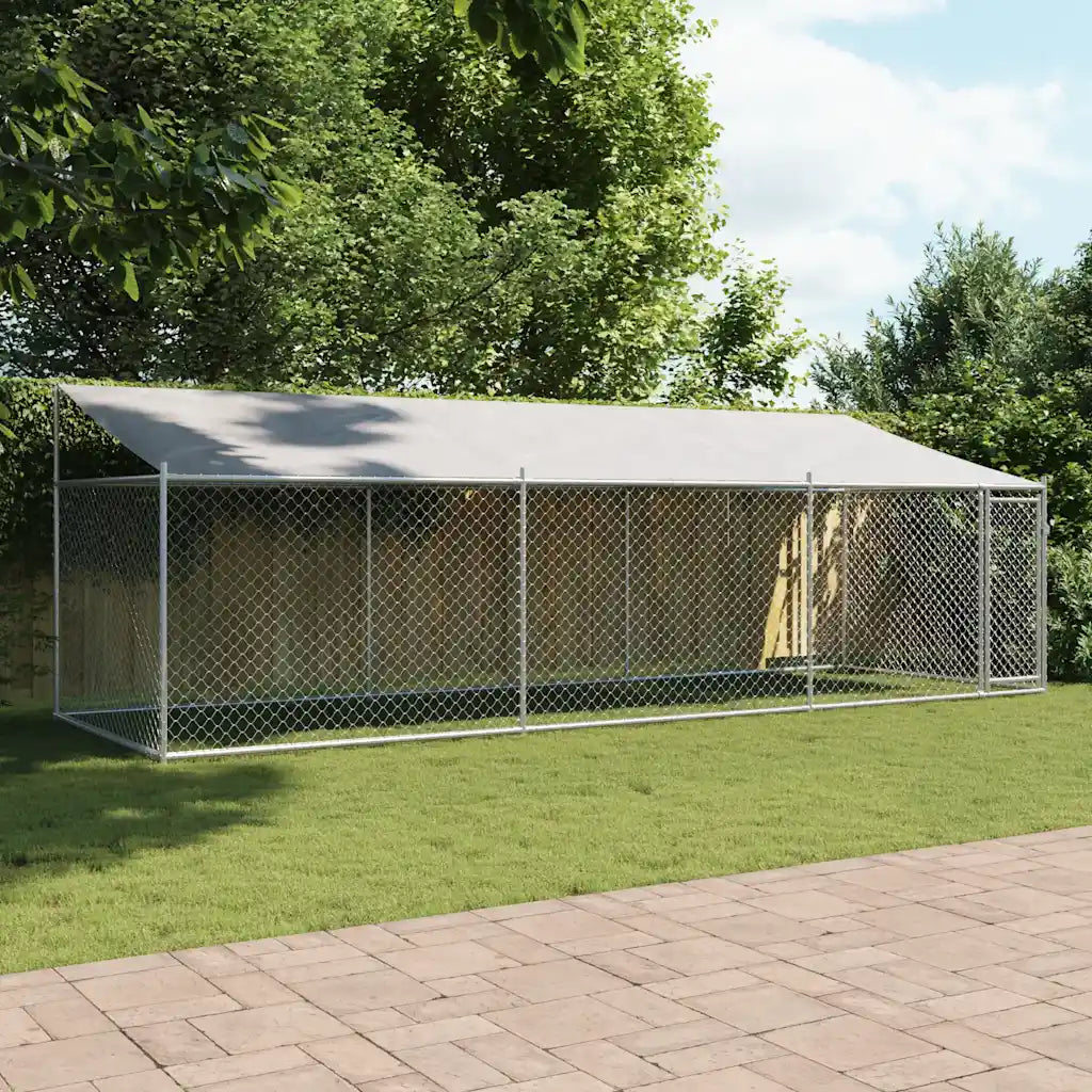 Pollaio 6x2x2 m in acciaio zincato