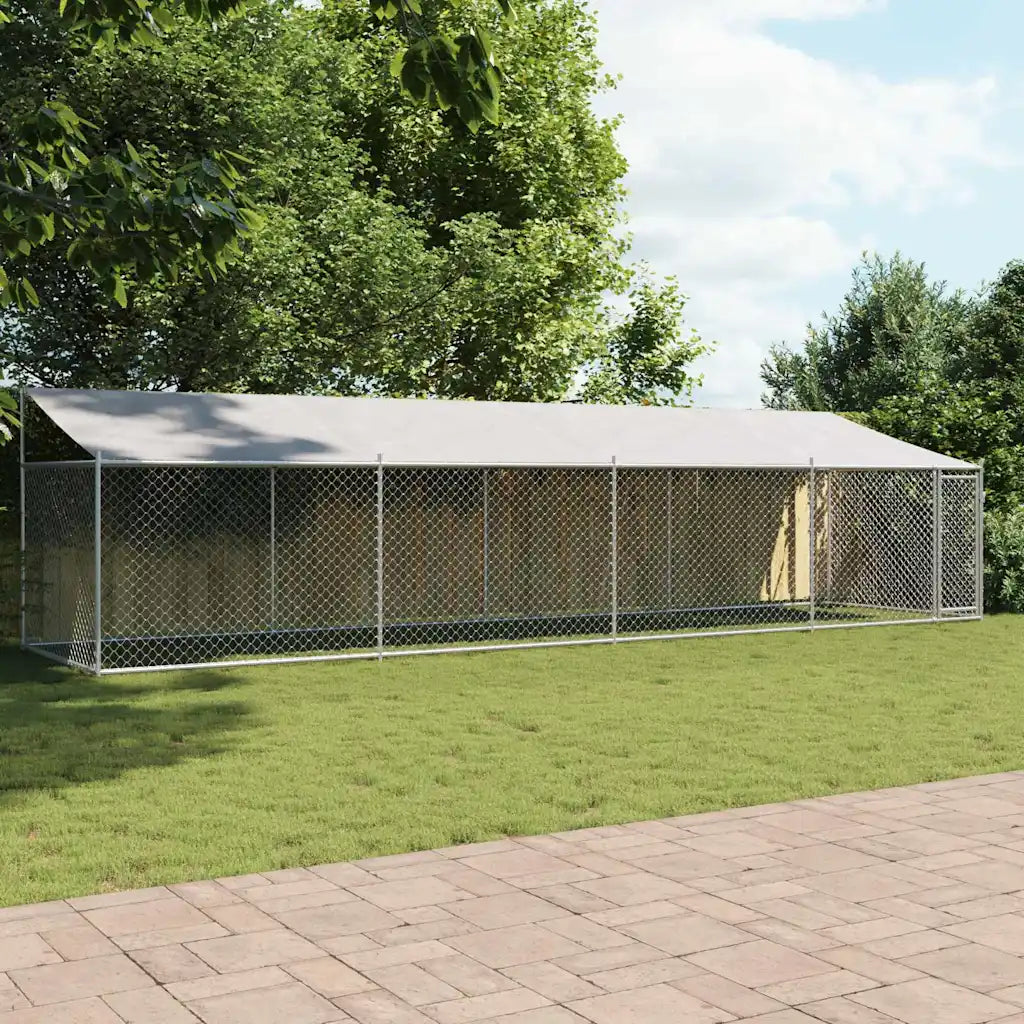 Pollaio 8x2x2 m in acciaio zincato