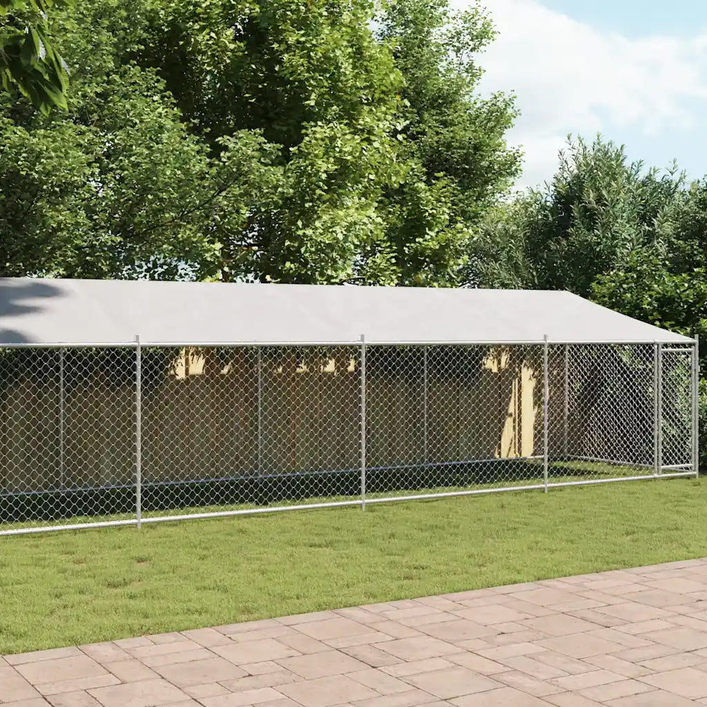 Pollaio 10x2x2 m in acciaio zincato