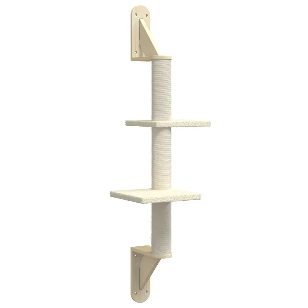 Albero per gatti a parete con tiragraffi 50x30x108 cm
