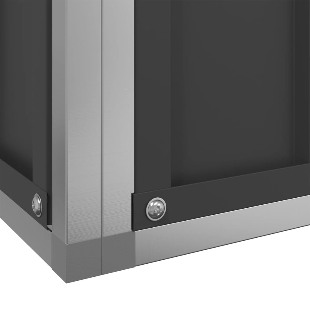 Voliera con Estensione Argento 418x207x212 cm Acciaio