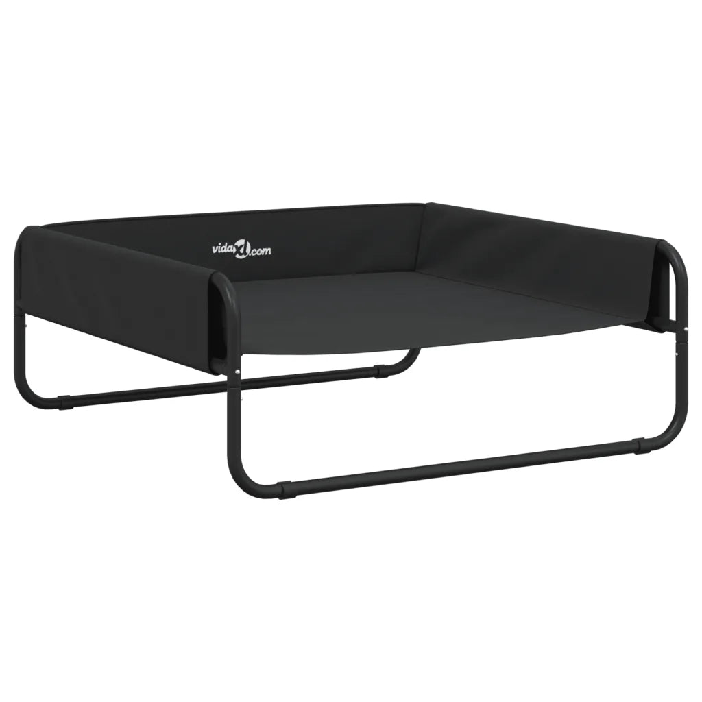 Cuccia per cani rialzata in tela Oxford e acciaio 85x85x33 cm