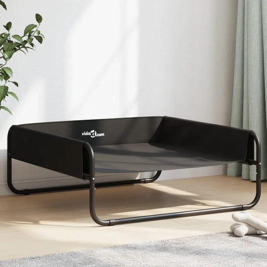 Cuccia per cani rialzata in tela Oxford e acciaio 85x85x33 cm