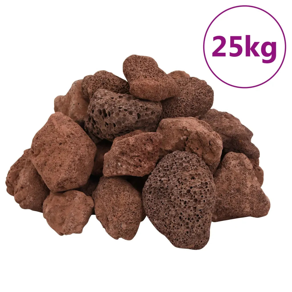 Ciottoli levigati naturali 25 kg 5-8 cm