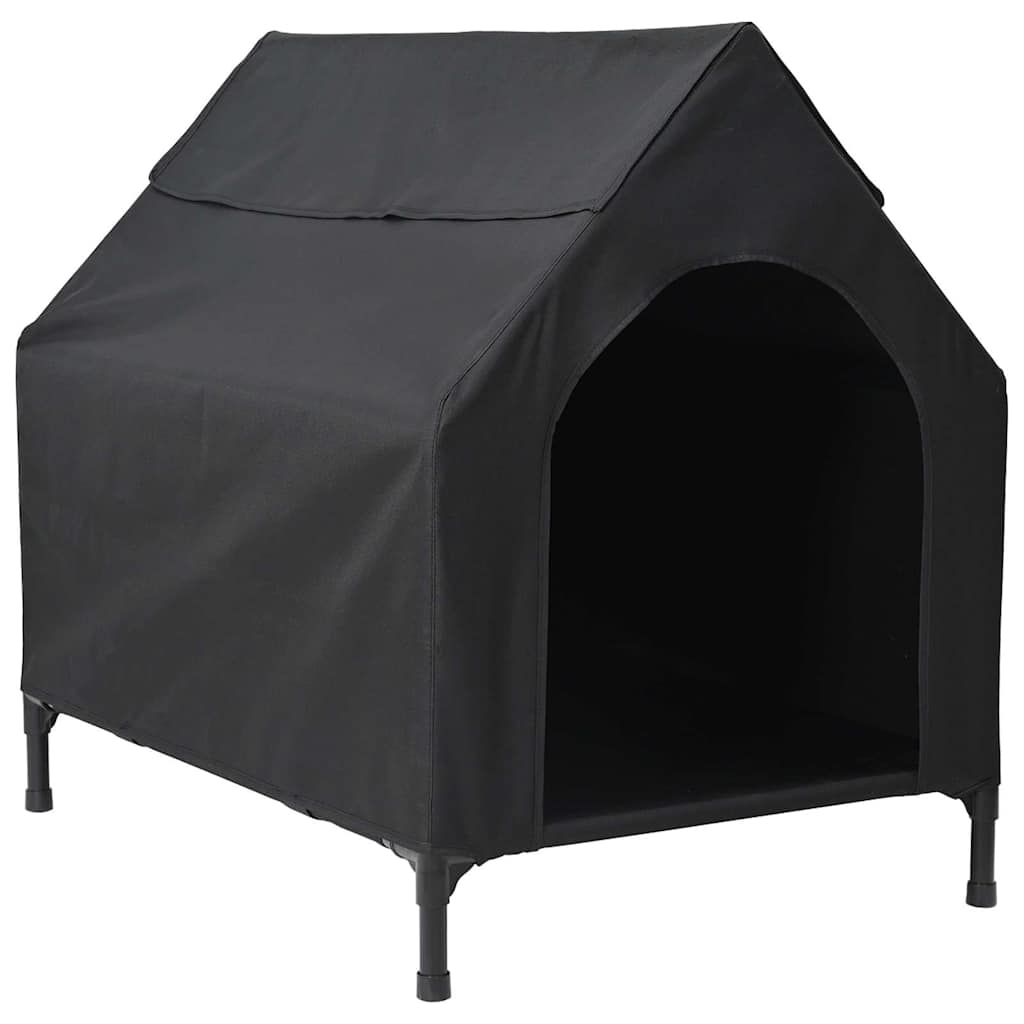 Casa per Animali Nero 110 x 75 x 90 cm Acciaio