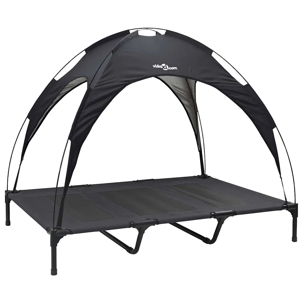 Letto elevato per cani 122 x 93 x 106,5 cm in acciaio