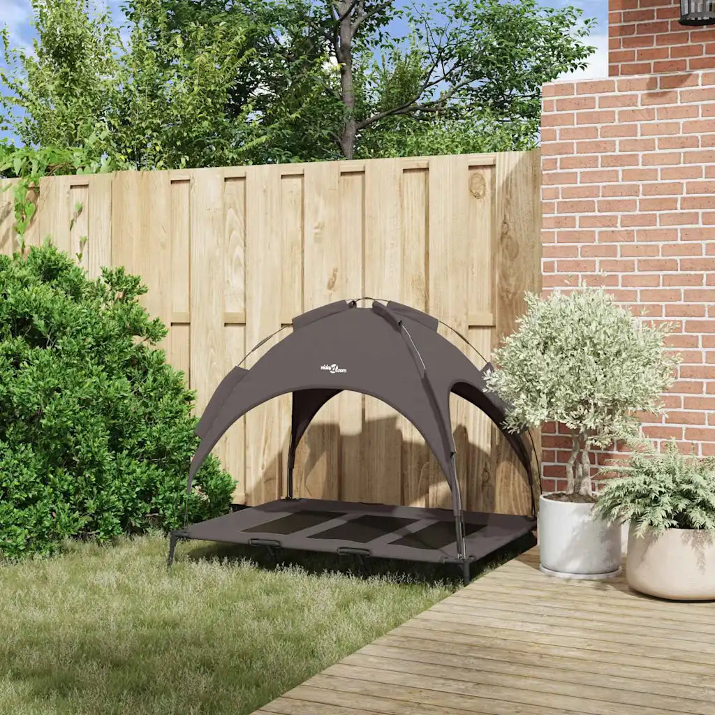 Letto elevato per cani 122 x 93 x 106,5 cm in acciaio