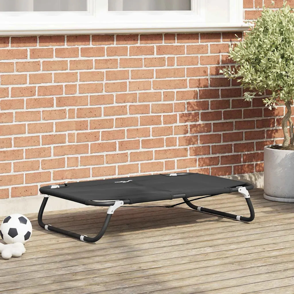 Letto per cani 90 x 55 x 18 cm in acciaio e poliestere