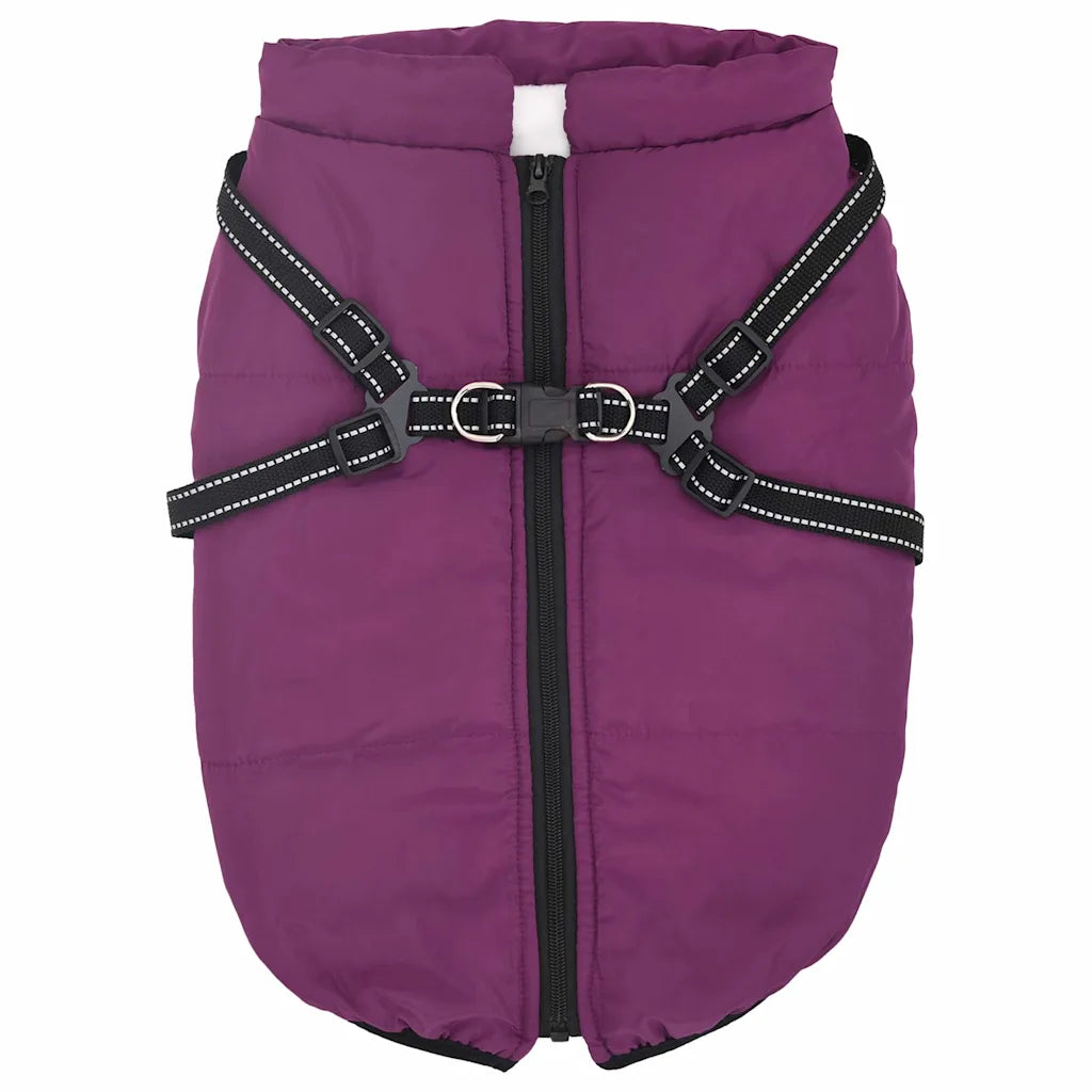 Cappotto per cani impermeabile con imbracatura L48