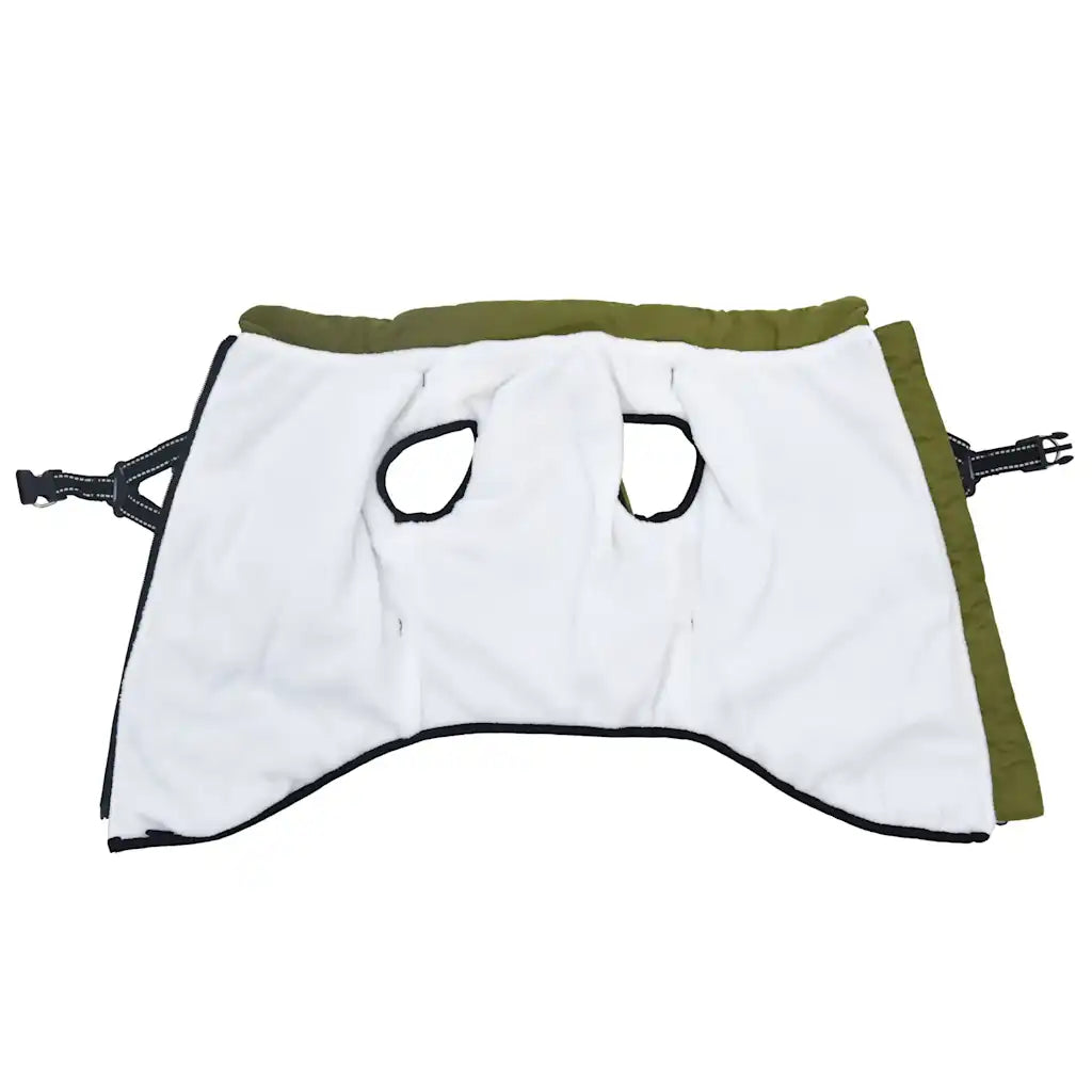 Cappotto per cani impermeabile con imbracatura L44
