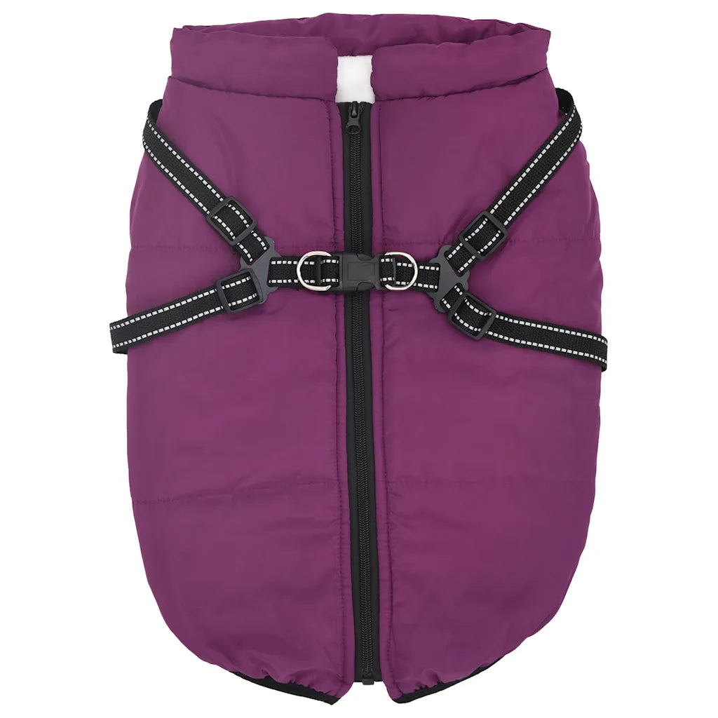 Cappotto per cani impermeabile con imbracatura L44