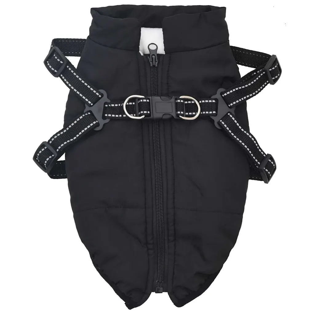 Cappotto per cani impermeabile con imbracatura L40