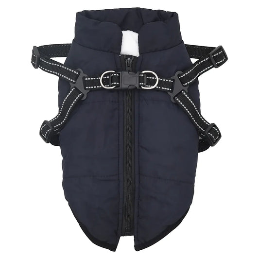 Cappotto per cani impermeabile con imbracatura L24