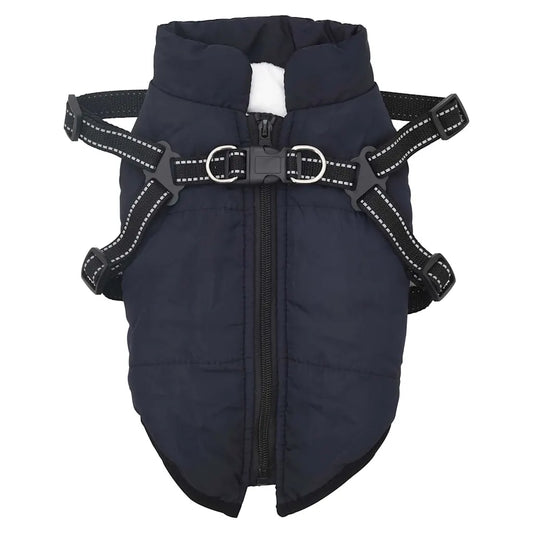 Cappotto per cani impermeabile con imbracatura L40