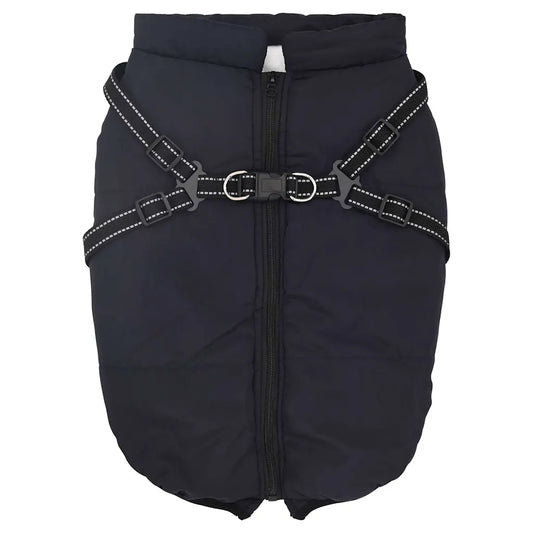 Cappotto per cani impermeabile con imbracatura L44