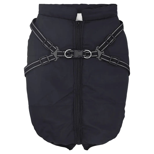 Cappotto per cani impermeabile con imbracatura L48