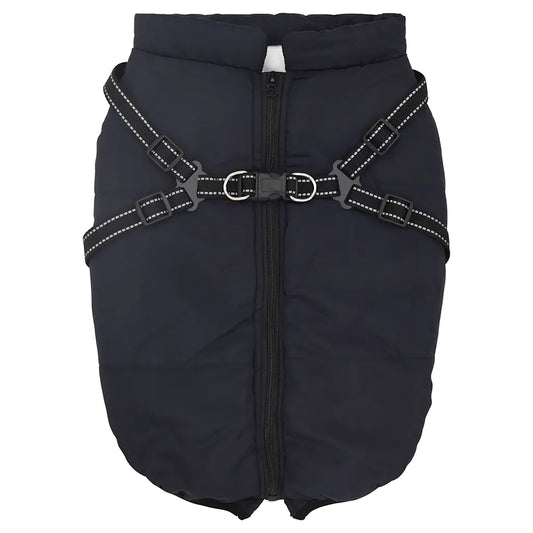 Cappotto per cani impermeabile con imbracatura L52