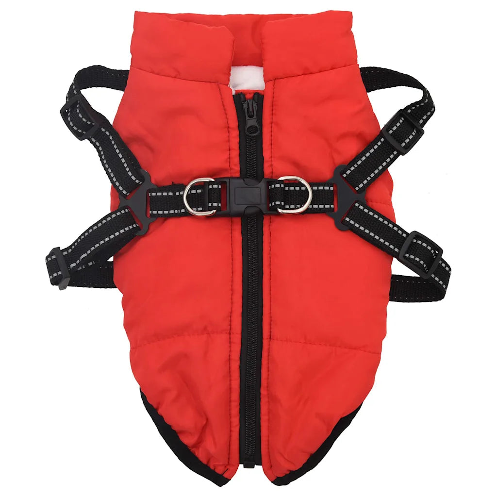 Cappotto per cani impermeabile con imbracatura L32