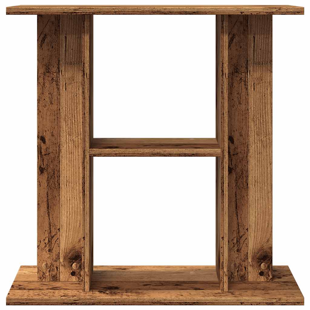 Supporto per acquario in legno antico 60x30x60 cm in legno ingegnerizzato