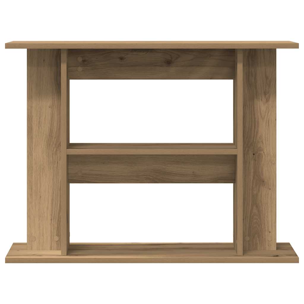 Supporto per acquario artigianale in rovere 80x35x60 cm in legno ingegnerizzato