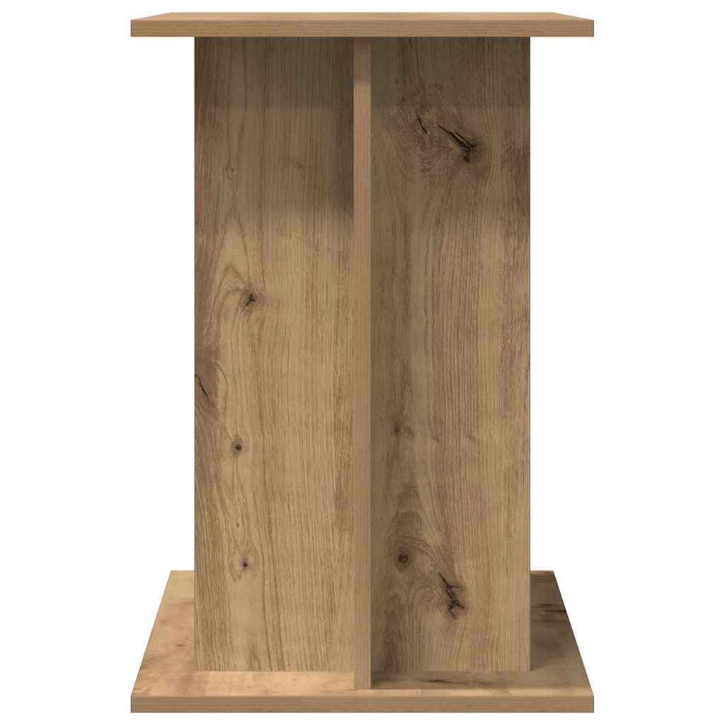 Supporto per acquario artigianale in rovere 120x40x60 cm in legno ingegnerizzato