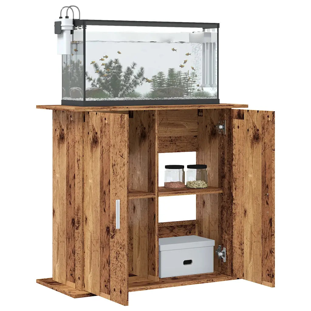 Supporto per acquario 81x36x73 cm in legno multistrato