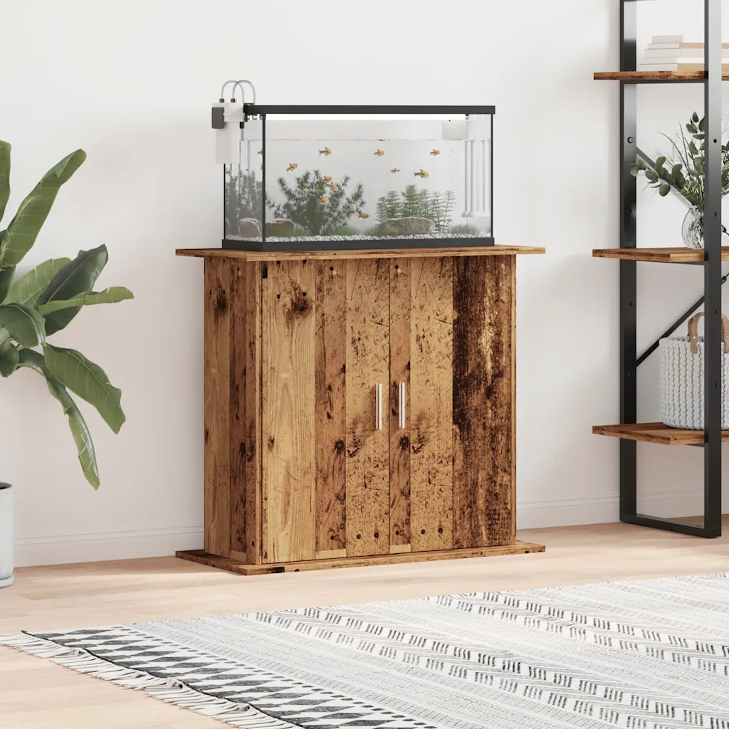 Supporto per acquario 81x36x73 cm in legno multistrato