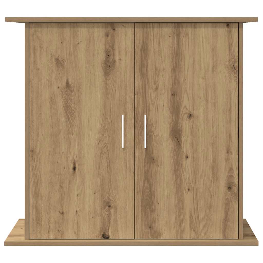 Supporto per acquario artigianale in rovere 81x36x73 cm in legno ingegnerizzato