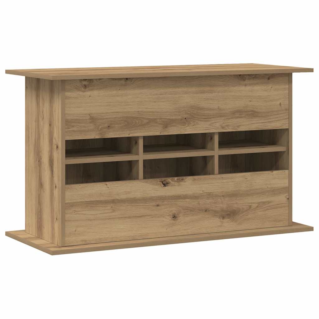 Supporto per acquario artigianale in rovere 101x41x58 cm in legno ingegnerizzato