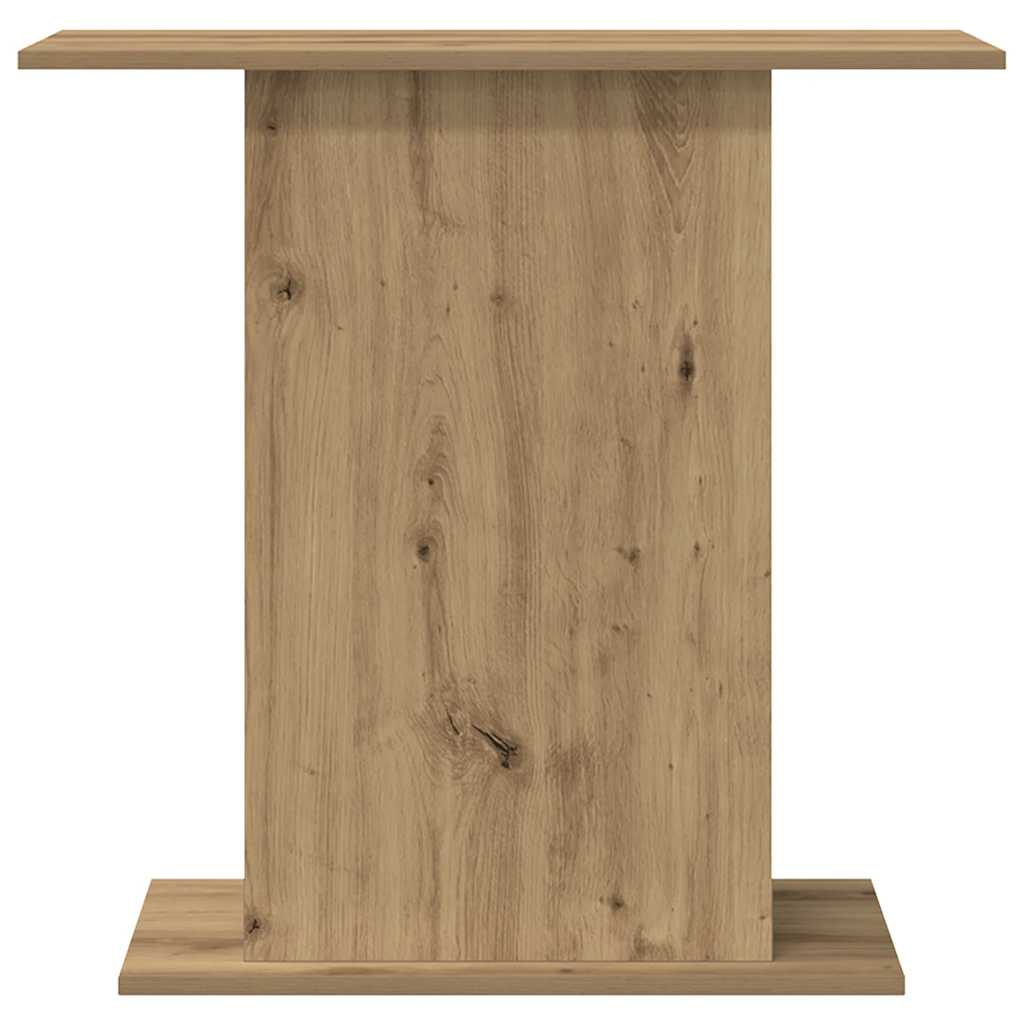 Supporto per acquario artigianale in rovere 36x75x72,5 cm in legno ingegnerizzato
