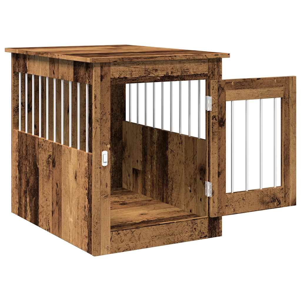 Gabbia Cani da Arredamento Legno Antico Legno Multistrato