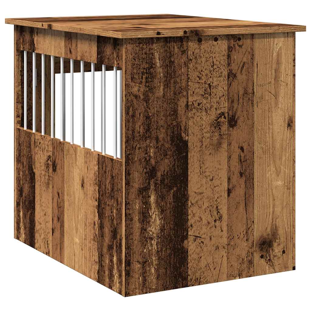 Gabbia Cani da Arredamento Legno Antico Legno Multistrato