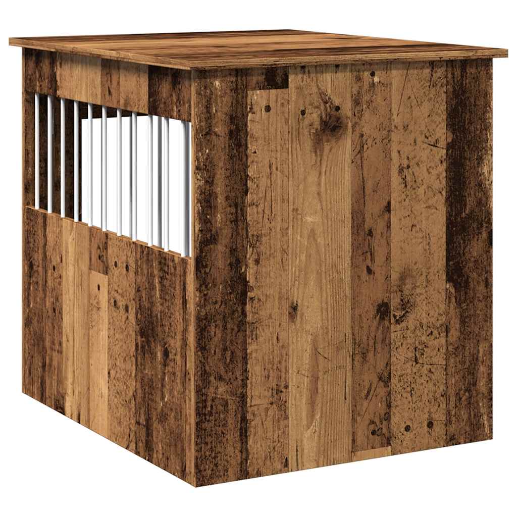 Gabbia Cani da Arredamento Legno Antico Legno Multistrato