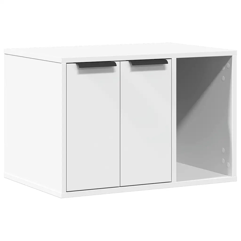 Recinto per lettiera gatti in truciolato 60x40x40 cm